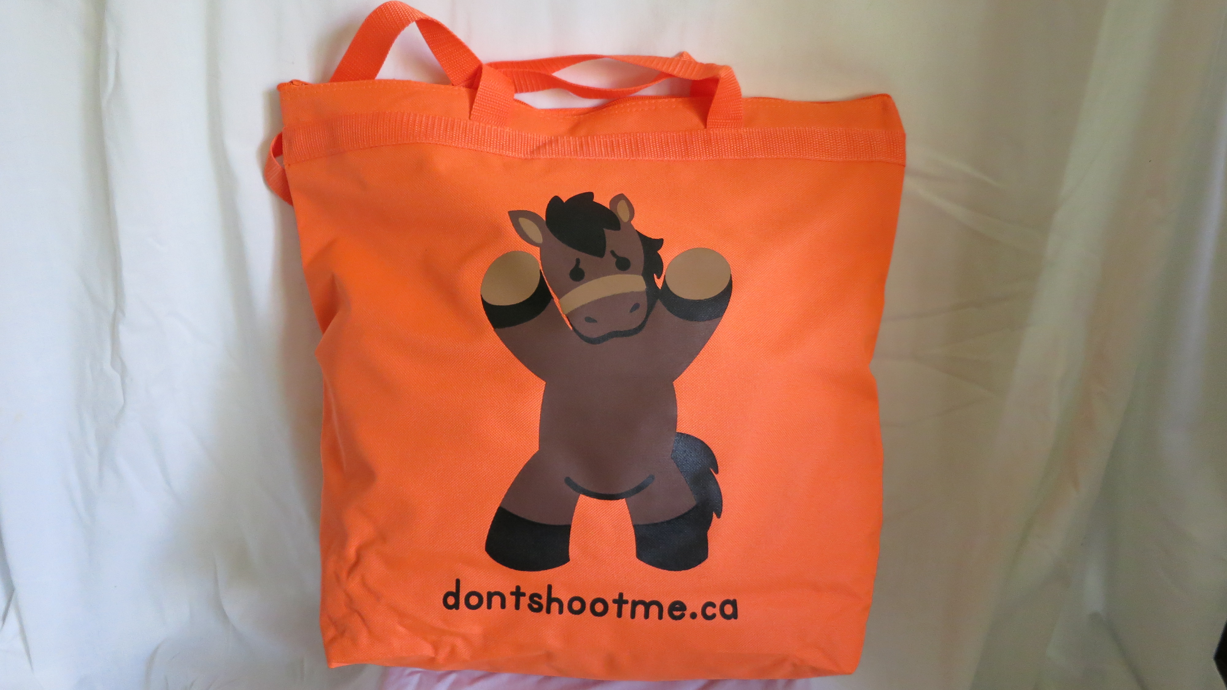 Don't Shoot Me Zippered Tote